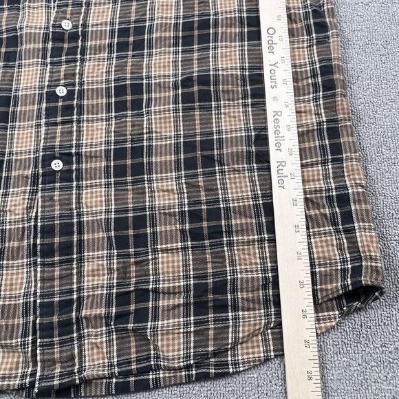 Ralph Lauren Polo Shirt Adult Medium Plaid Button Up Flannel Whitfield Men's - Picture 12 of 13